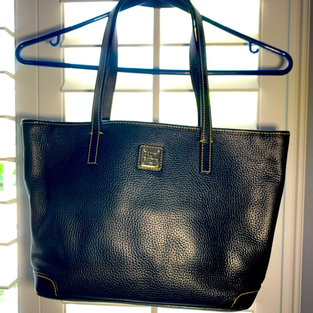 Dooney & Bourke Pebbled Black Tote